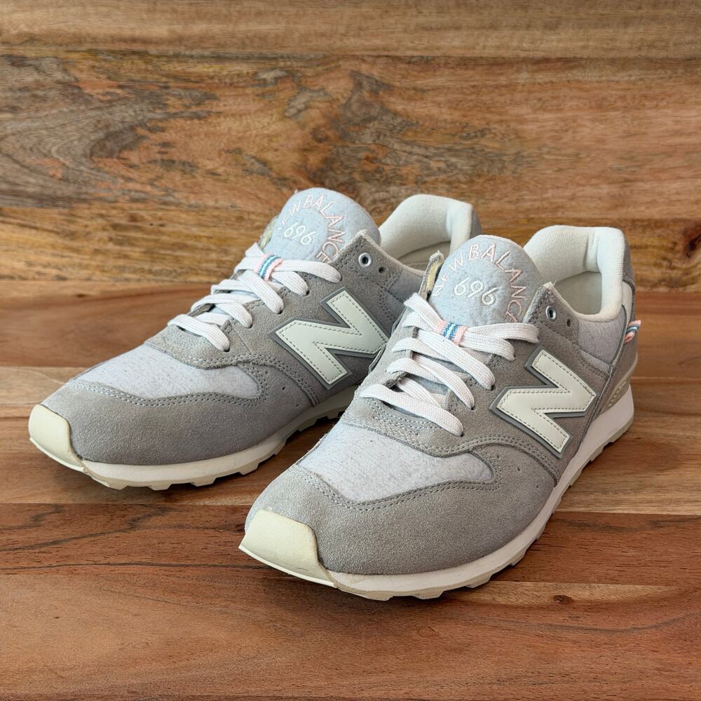 NEW BALANCE | 11.5 | Women's 696 Series Retro Running Grey Suede Sneaker WL696YC